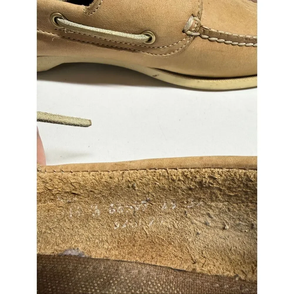 Timberland Men’s Sz 11 Classic Boat Shoes Tan Leather See Description